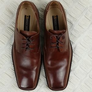 Stacy Adams Brown Square Toe Oxford Sz9